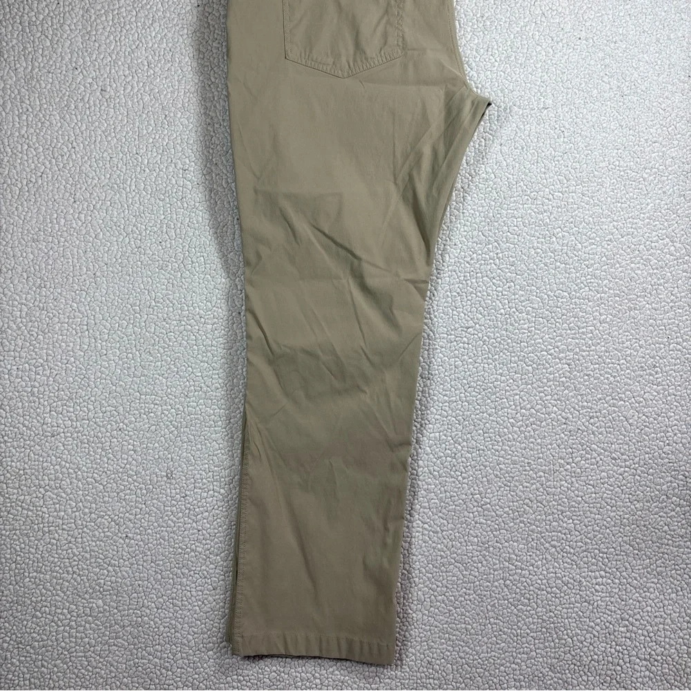 Eddie Bauer Tech Pants Men Tan Size 38 x 30 Lightweight Stretch Fabric Outdoor - Picture 16 of 16